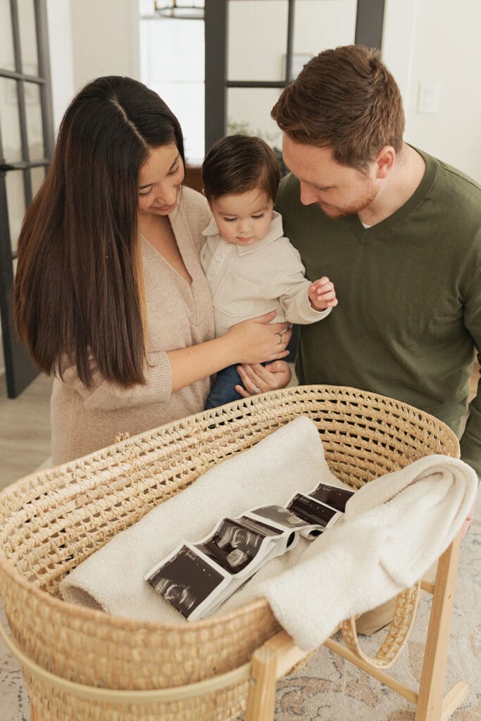 Candid moment during lifestyle maternity shoot in Bulverde Texas