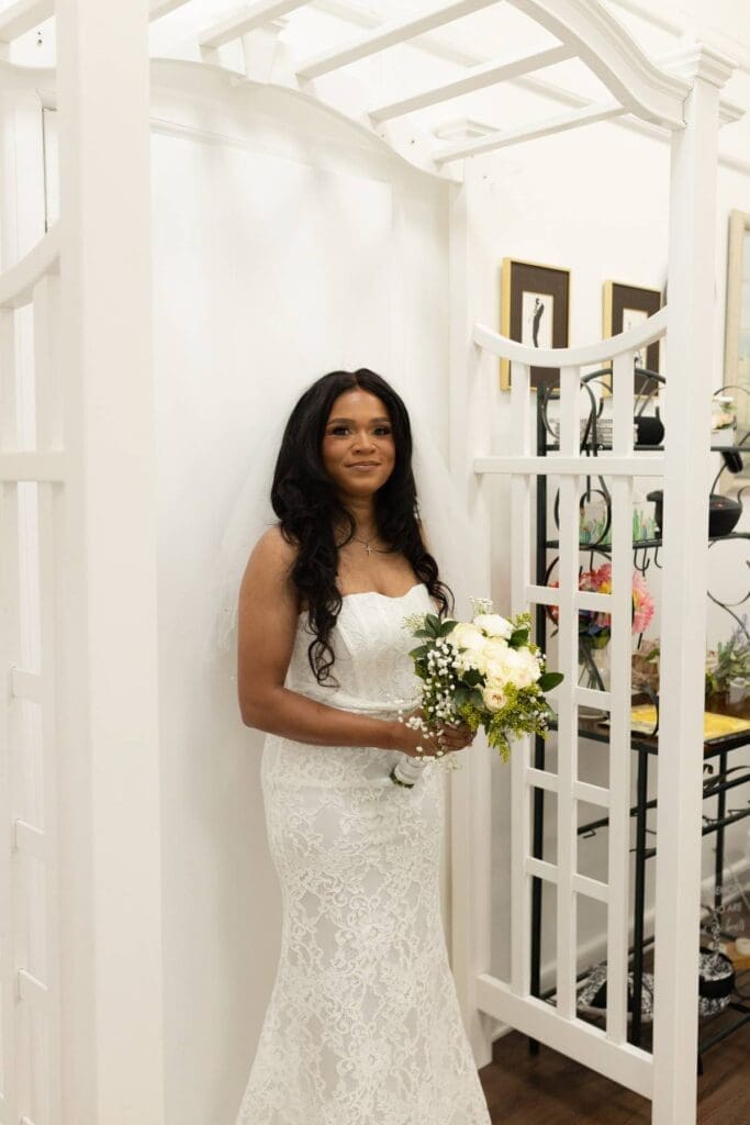 Bride at The Courthouse Wedding Chapel 